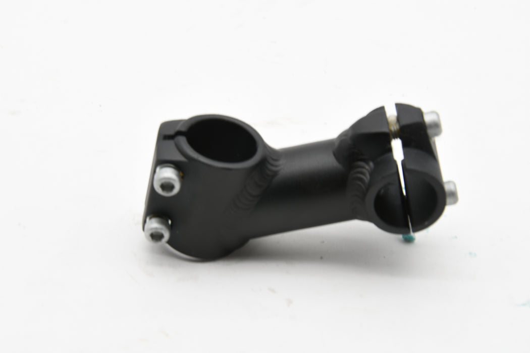 28.6mm AHEAD MTB HANDLEBAR STEM SHORT 80mm MATT BLACK ALLOY FOR 25.4mm HANDLEBARS