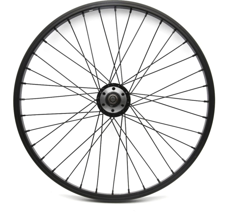 20x 1.75 DISC BRAKE FRONT WHEEL BLACK RIM BMX KIDS BIKE FOLDER CYCLE