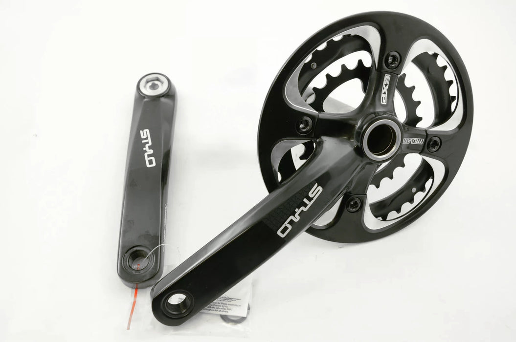 SRAM TRUVATIV STYLO 2.2 AM GXP 9 SPD DOUBLE CHAINWHEEL CHAINSET 24-36 TEETH 170