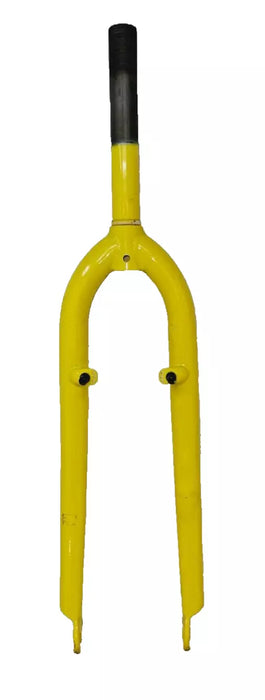 MOUNTAIN BIKE-ATB 26" YELLOW RIGID STEEL FRONT FORK 168mm COLUMN FACTORY BARGAIN