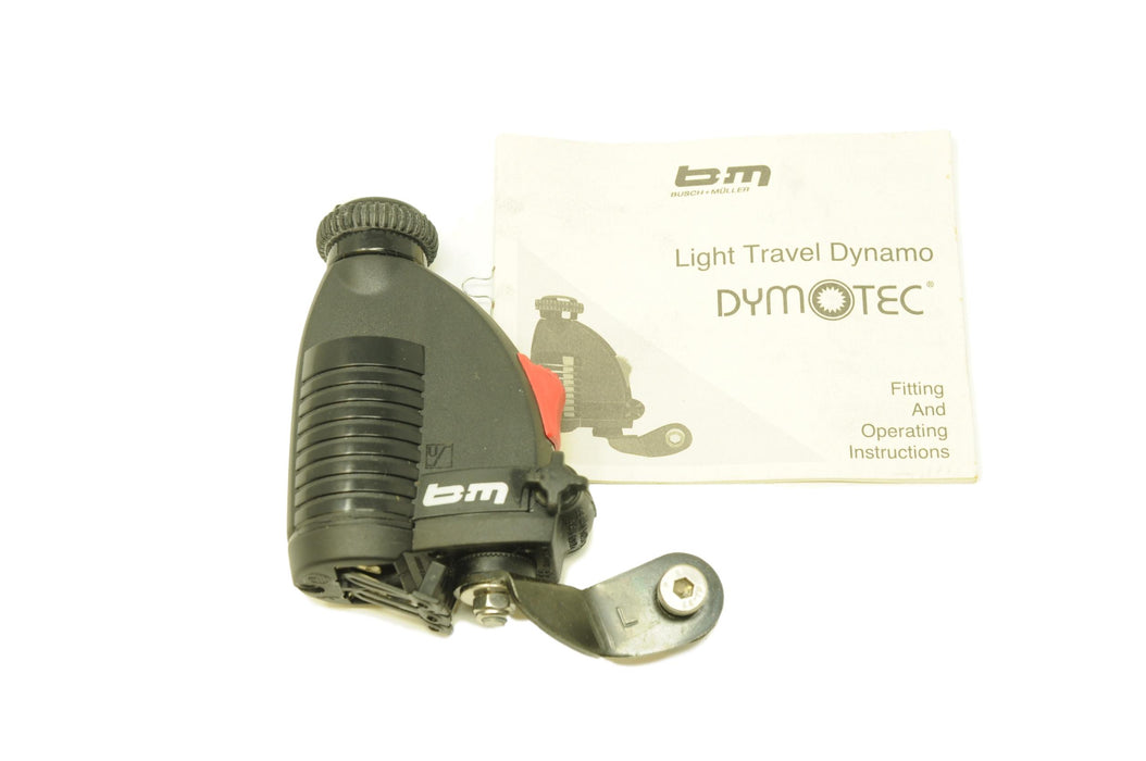 BUSCH & MULLER DYMOTEC 6 SIDEWALL BOTTLE DYNAMO GENERATOR 6volt 3w LEFT FITTING