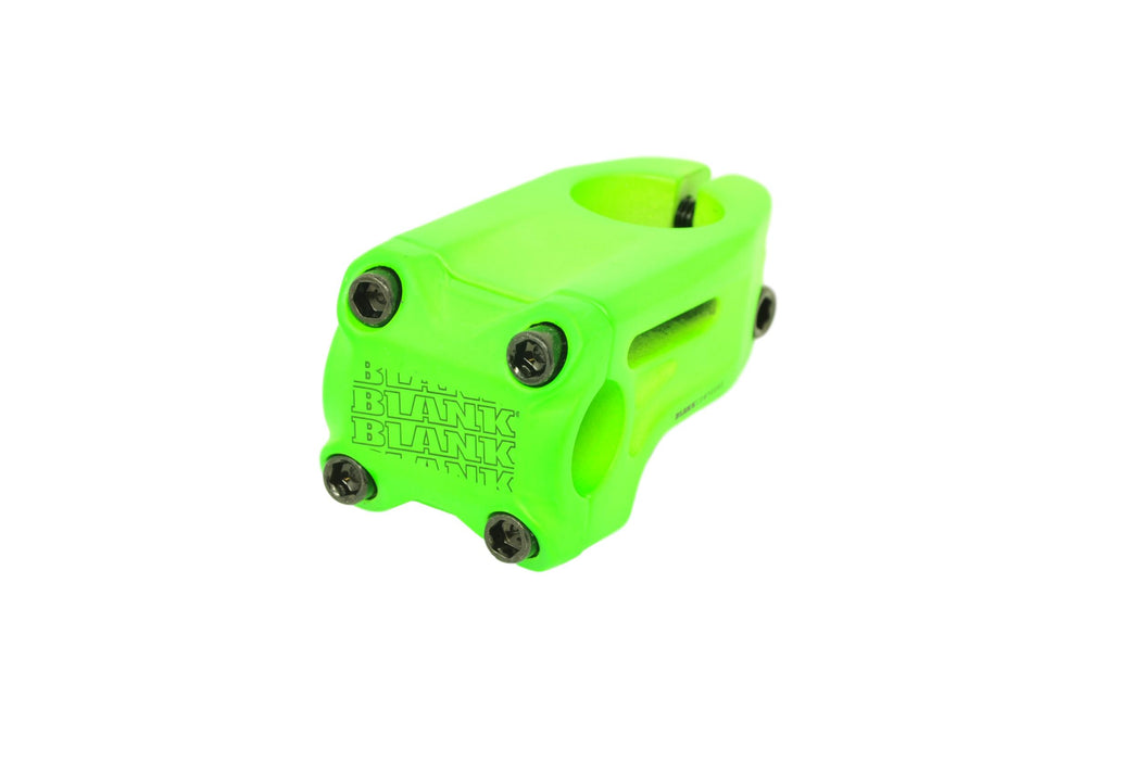 Blank Value BMX Handlebar Stem Neon Green 1 1-8” 22.2mm