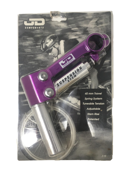 TRANZ X JD COMPONENTS MTB ATB SUSPENSION HANDLEBAR STEM 22.2mm-25.4mm PURPLE
