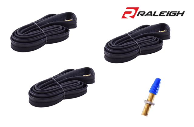 PACK OF 3 RALEIGH INNER TUBES 700c x 25–32 OR 27”x 1 1-4” PRESTA VALVE SUIT ROAD BIKE