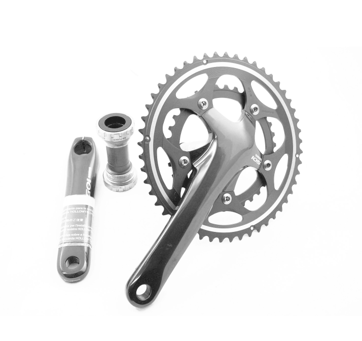 SHIMANO 105 FC-5650 10 SPD DOUBLE CHAIN SET 50-34 TEETH GREY 175mm WITH BB SET