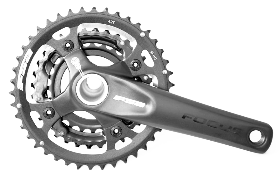 FSA COMET FOCUS 42-32-24 TEETH CHAINWHEEL SET CRANKSET PF30 WITH 175mm CRANK NEW