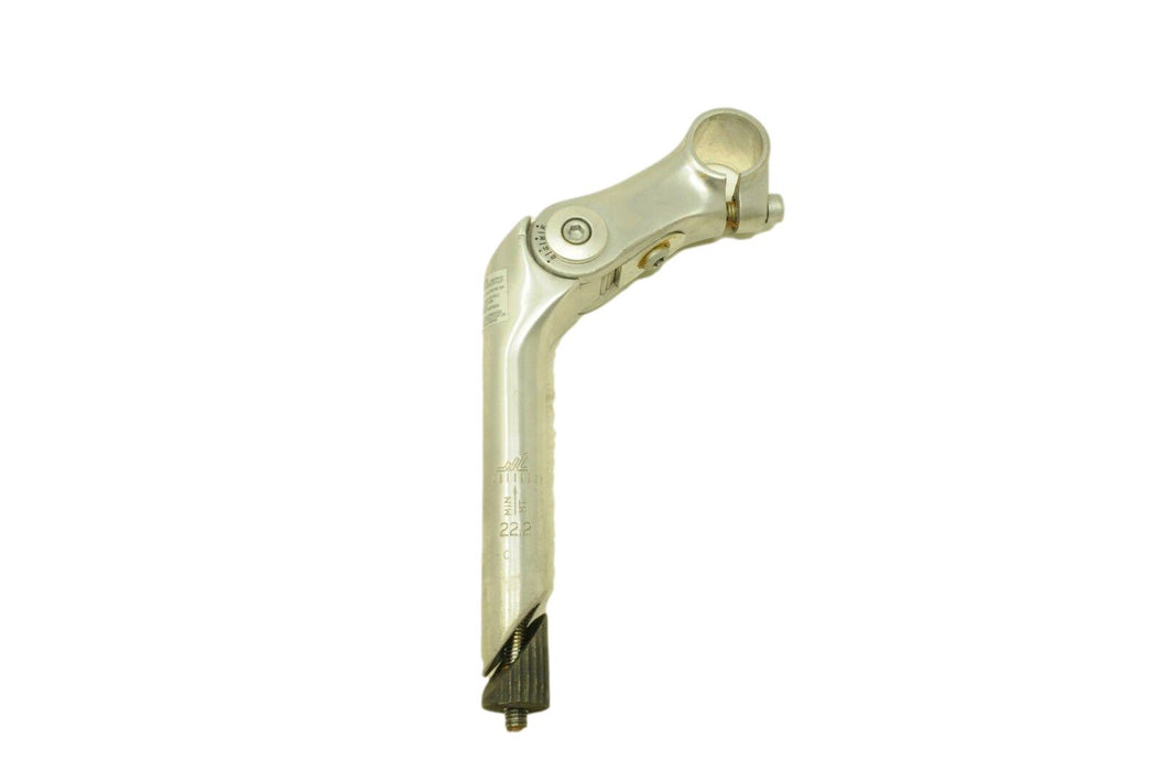Upright Bike Riding Position With Adjustable Alloy 22.2mm 1” Bike Quill Handlebar Stem, 10 - 50 Degree MTB Hybrid