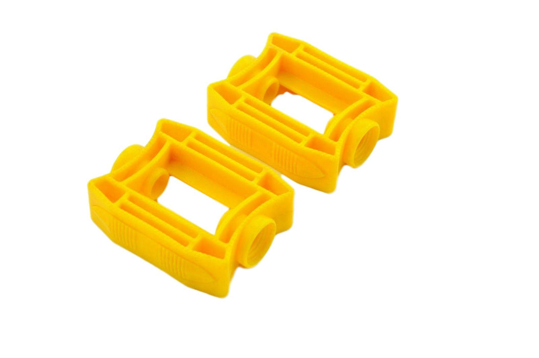 TWO YELLOW TRICYCLE PEDAL BODIES SHELLS CHILDREN'S TRIKE GO-KART BASIC BIKE TOY