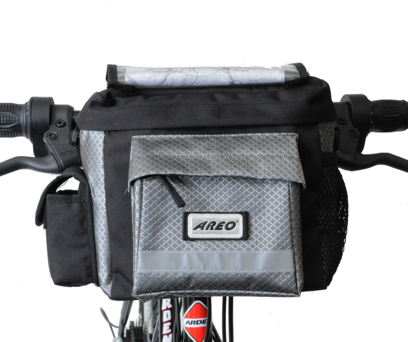 Front Handlebar Reflective Bicycle Bag With Map Holder For MTB and Road Bikes