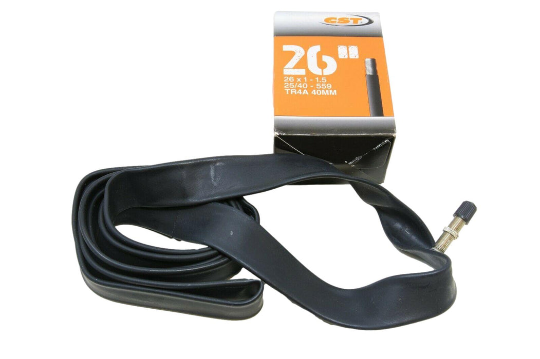 Pair Of 26 X 1.00 - 26 X 1.50 559 - 25-40 Narrow Inner Tube Schrader Valve 40mm