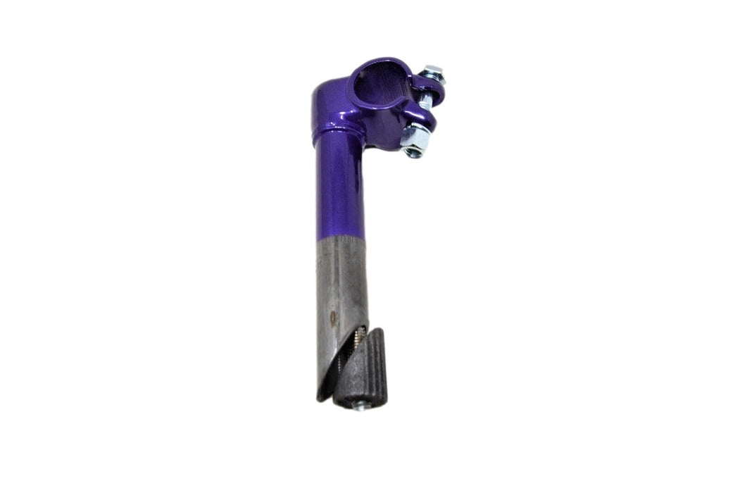 Raleigh Krush Any Kids Bike With 22.2mm Short Reach Bike Handlebar Stem Purple