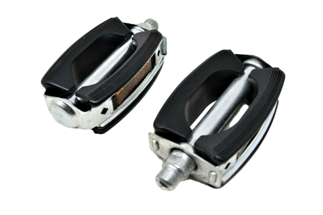 Classic Union Marwi 9/16 " Bow Pedals Traditional Style Town Adult Bike Moped