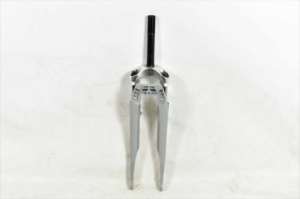 700C DUTCH HYBRID BIKE SUSPENSION FORK GAZELLE 1” STEERER 171MM V BRAKE SILVER
