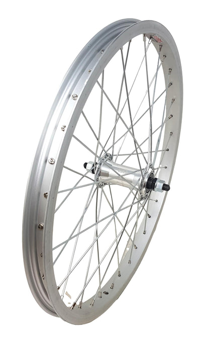 FRONT DIAMOND BACK 20” BMX ALLOY WHEEL ALLOY SILVER 36 SPOKE 3-8" AXLE NEW