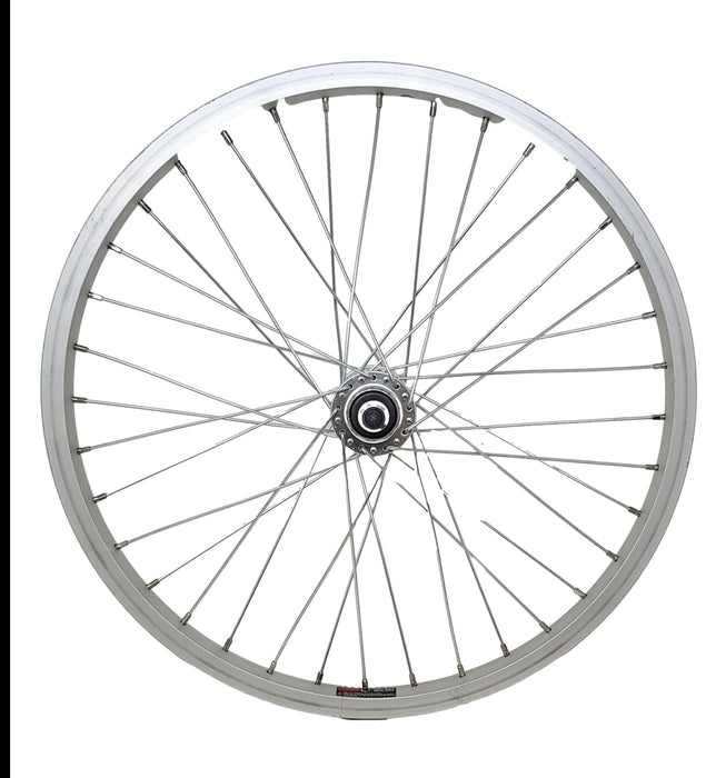 FRONT DIAMOND BACK 20” BMX ALLOY WHEEL ALLOY SILVER 36 SPOKE 3-8" AXLE NEW