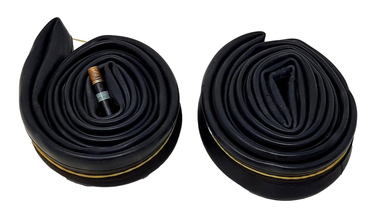 Pair Of 700 x 35 - 43c Car Type City Gravel Bicycle Schrader Inner Tube