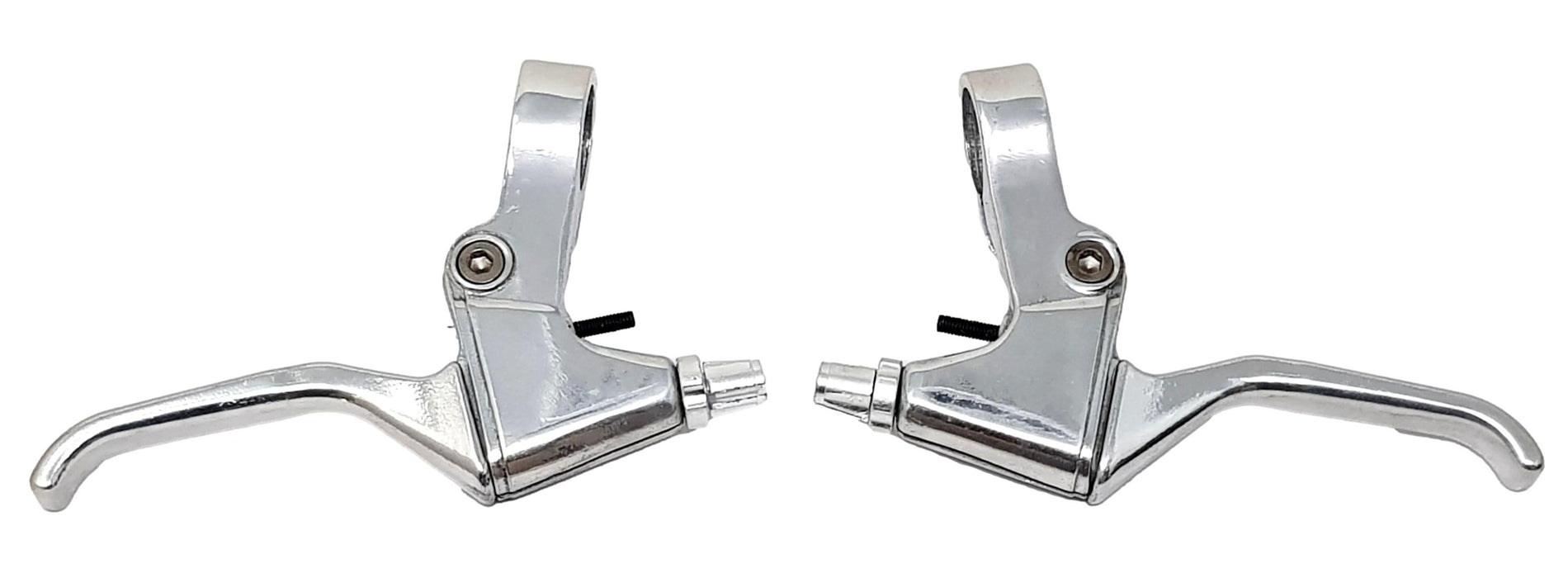 Silver V Brake Levers Mountain Bike Adult Or Kids 2.5 Finger Lever