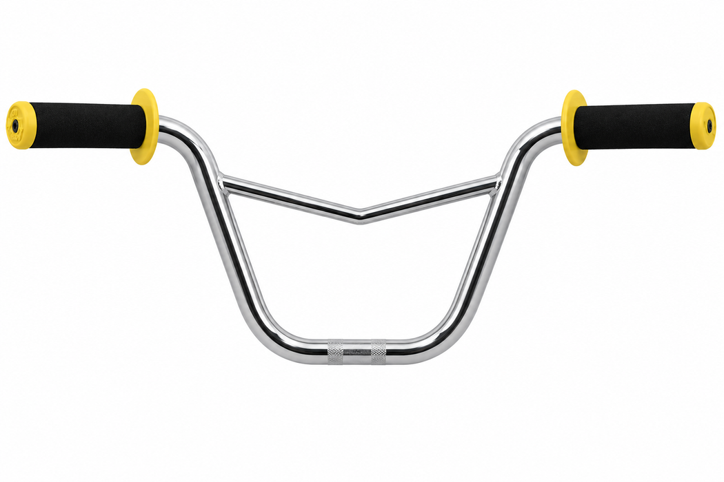 Old School BMX Donut Type Handlebar Grips Landar Made In The 80's Black/Yellow