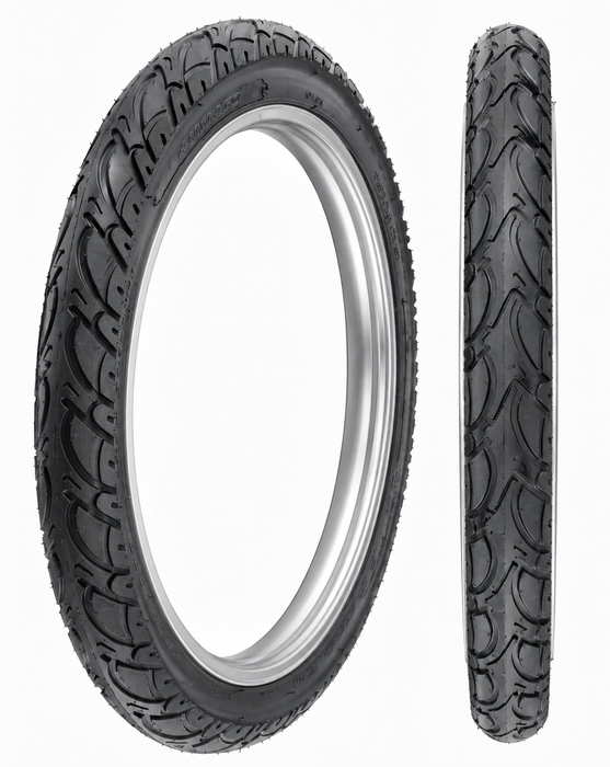 16 x 2.50 (64 - 305) Heavy Duty Electric Bike Black Scooter Tyres Max Load 85KG