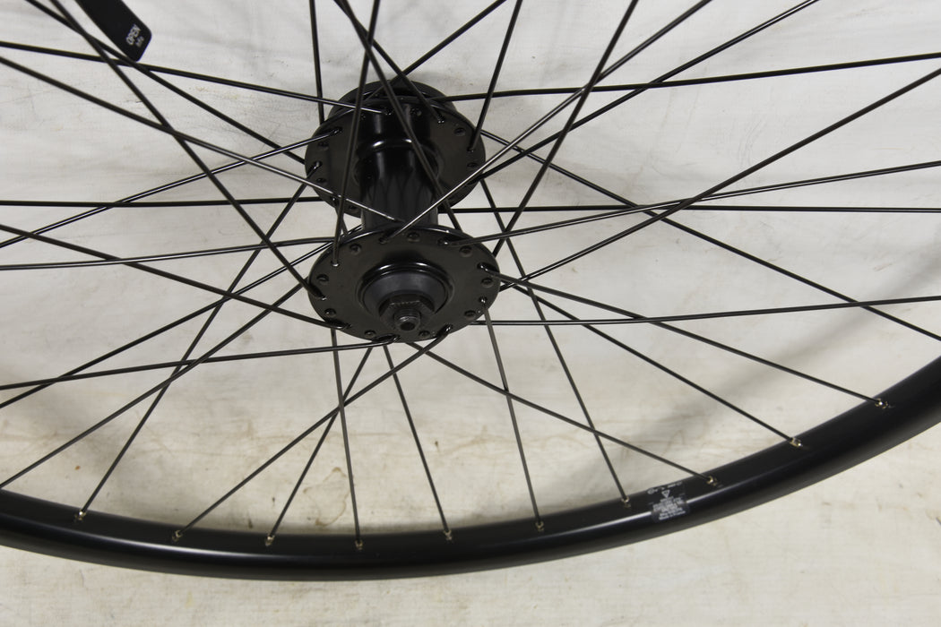 RALEIGH TRUBUILD 27.5” MTB 584 x19 650B DISC HUB BIKE FRONT WHEEL BLACK ALLOY DOUBLE WALL RIM