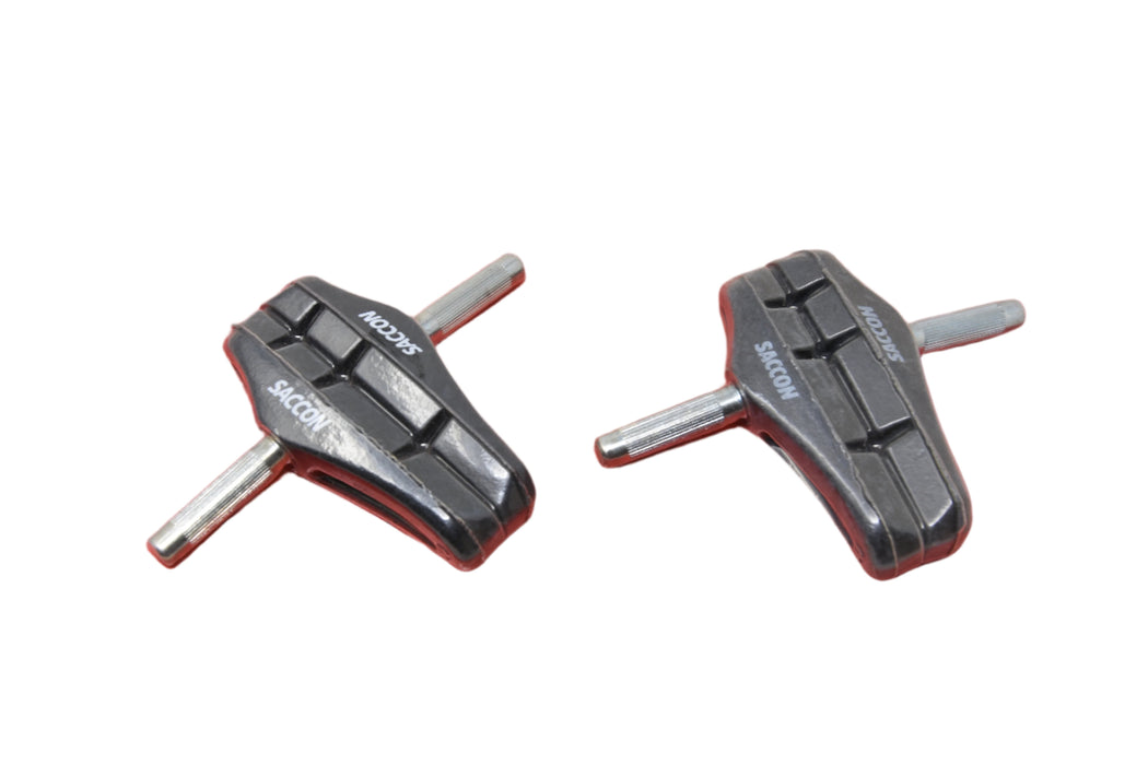 2 Pairs Of Saccon Cantilever Brake Blocks Post Type 70mm Brake Shoes For Canti Brakes