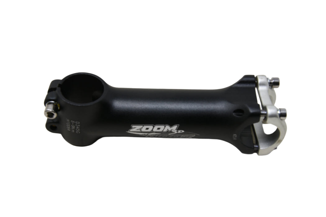 Zoom D345G 3D Forged Aluminium 1 1/8" Ahead Bike HandleBar Stem Black 120mm Reach 25.4mm Bar