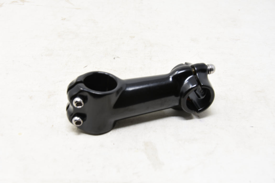 90mm Reach Black Alloy A Head Stem 1 1/8" For 25.4mm Handlebar 6 Degree Rise