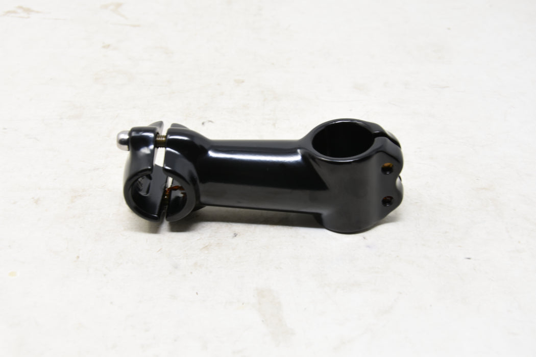 90mm Reach Black Alloy A Head Stem 1 1/8" For 25.4mm Handlebar 6 Degree Rise