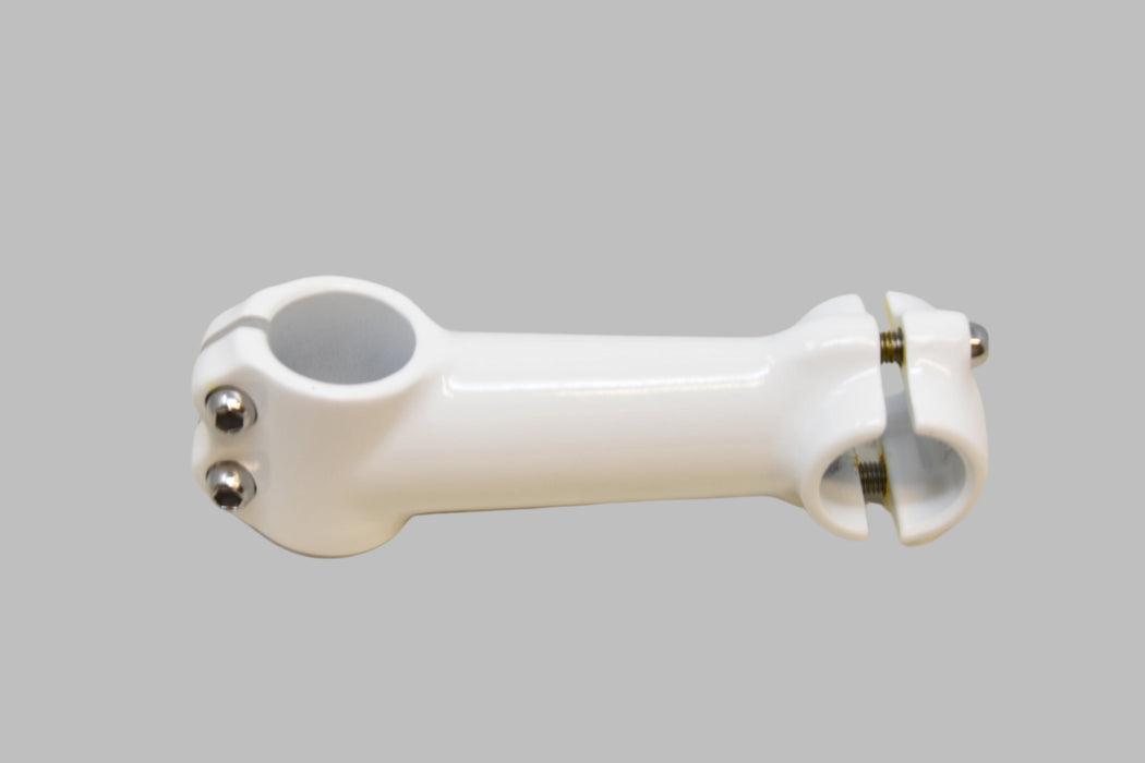 White 1 1/8" Ahead Alloy Mountain Bike Stem 110mm Reach for 25.4mm Handlebar 10 degree