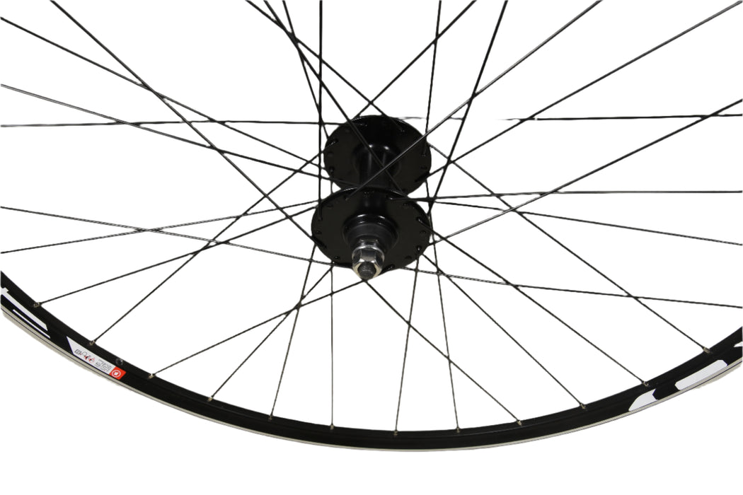 Raleigh RGH957 Road - Fixie Bike 700c Front Wheel 622 X13 Omega Double Wall Rim Black Alloy