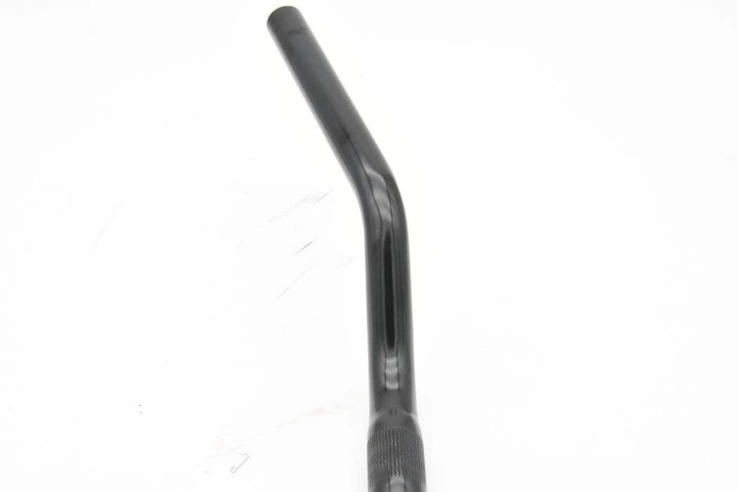 Junior Or About Town Narrow Alloy Handlebars 530mm 60mm rise Black 25.4mm Centre