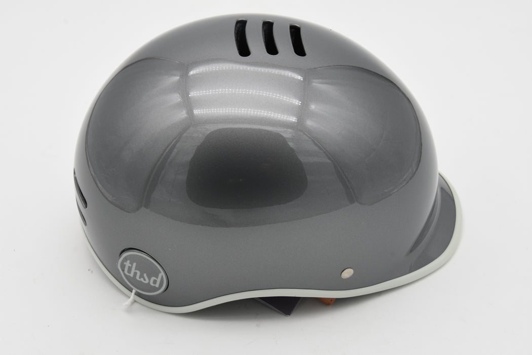 Thousand Heritage urban bike or Roller Skate/board helmet Small 54cm - 57cm Polished Titanium Grey NEW