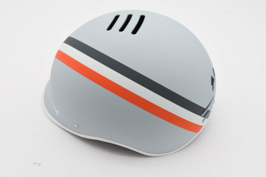 Thousand Heritage Collection Adult Bike Helmet Original Low Profile Retro Commuter Cycling Helmet Large 59 - 62cm GT Stripe grey (matt)