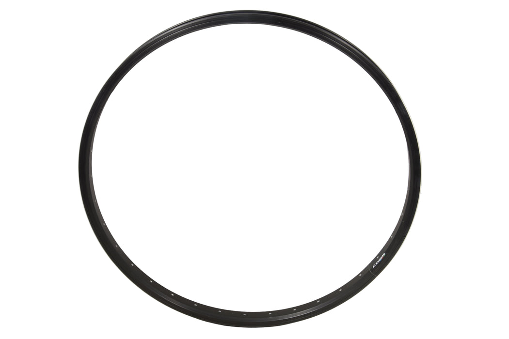 Alex DM24 26" 559 - 24 Black Wide Alloy Rim Double Wall 36 Hole Rim Brake