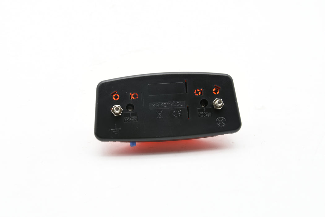 Battery Operated 4 LED Bike Rear Carrier Light & Reflector