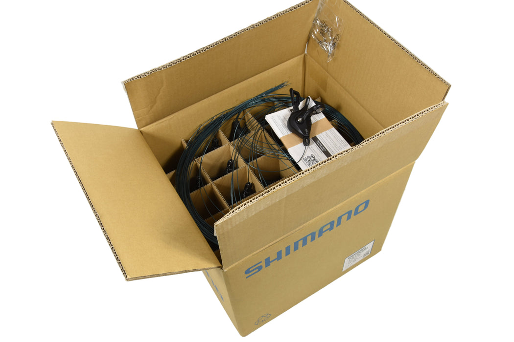 Wholesale Job Lot Box of 50 FIFTY x Shimano Deore SL- M6100 R 12 Speed Gear Shifter With Inner Gear Cables 22.2mm Band Type