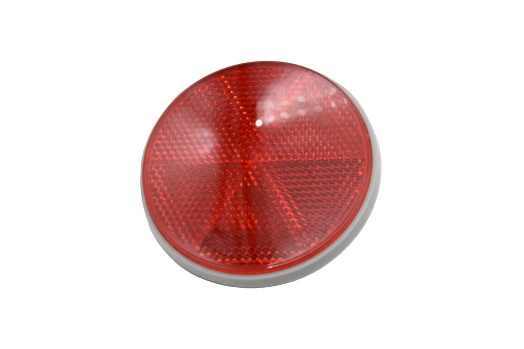 RALEIGH CHOPPER MK4 SEAT SADDLE PLATE MOUNT REAR ROUND REFLECTOR 80mm DIAMETER