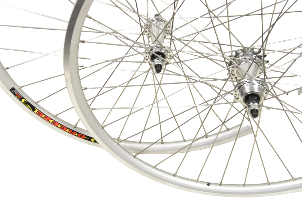 PAIR 26x1.75 (559 - 18) RIM FLIP FLOP FIXIE BIKE WHEELS SEALED HUBS-MTB CONVERSIONS
