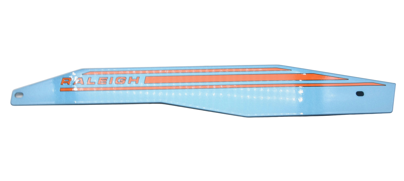 RALEIGH CHOPPER MK4 CHAINGUARD METALLIC BLUE WITH ORANGE STRIPE RELAUNCH 2023