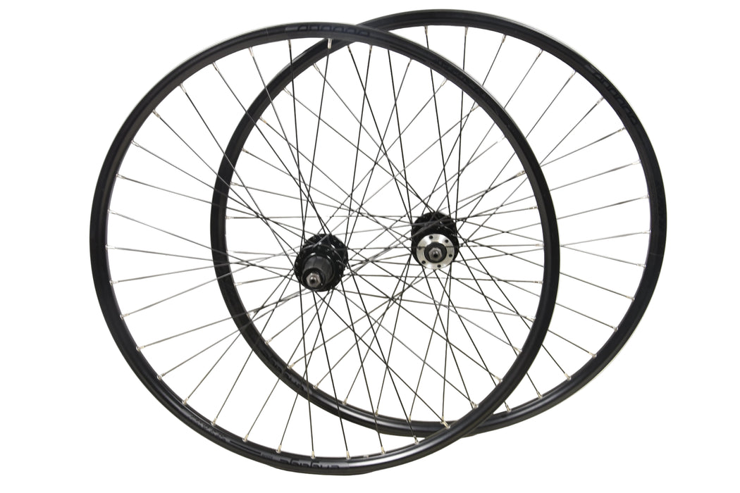 700c 29er WHEELS 622 x 19 Q/R DISC HUB CASSETTE 8/9/10 SPEED BLACK 100/135mm