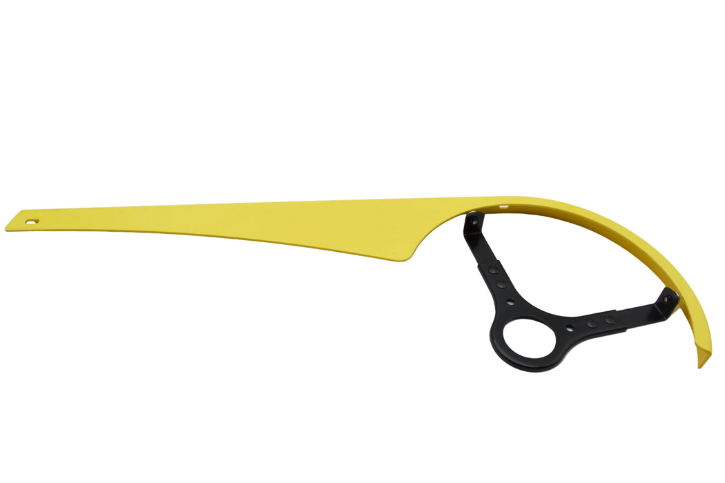 Ridgeback Tradition Steel Yellow Chainguard for 42 Teeth Chain Guard and Bracket