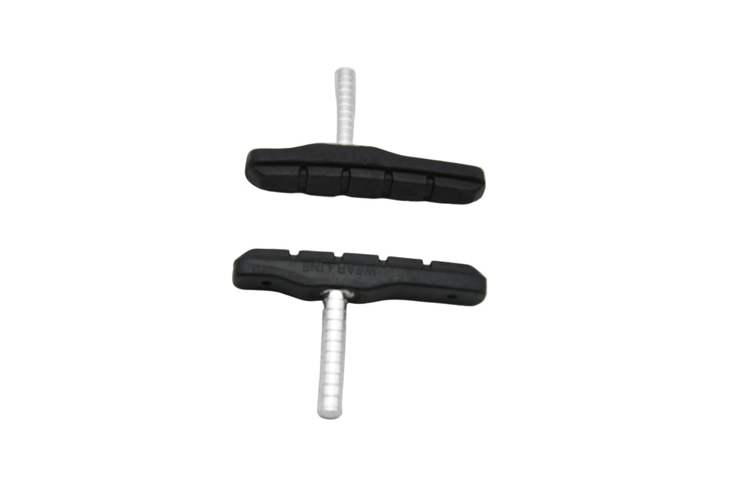 70mm Canti-Lever Brake Blocks Pads Threadless Peg Post Type For Alloy Rims Set of 4 (two pairs)