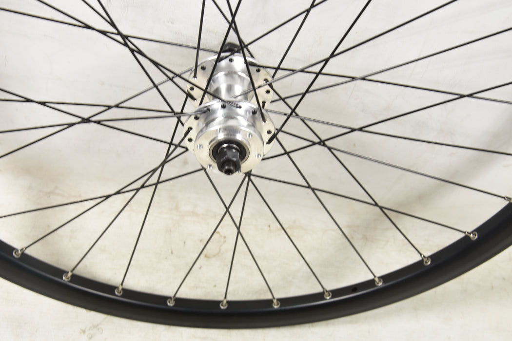 27.5” Wheel set 584 - 21 Rodi Cyclone Rim Disc Hub Screw On Freewheel 6/7 Speed Black