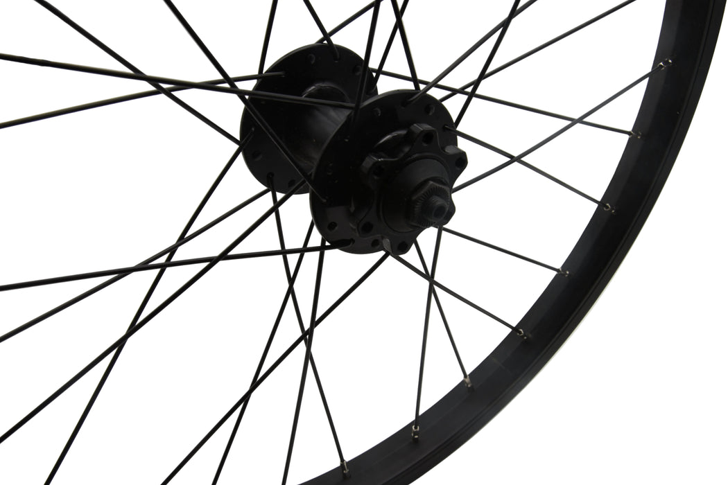 20x 1.75 DISC BRAKE FRONT WHEEL BLACK RIM BMX KIDS BIKE FOLDER CYCLE