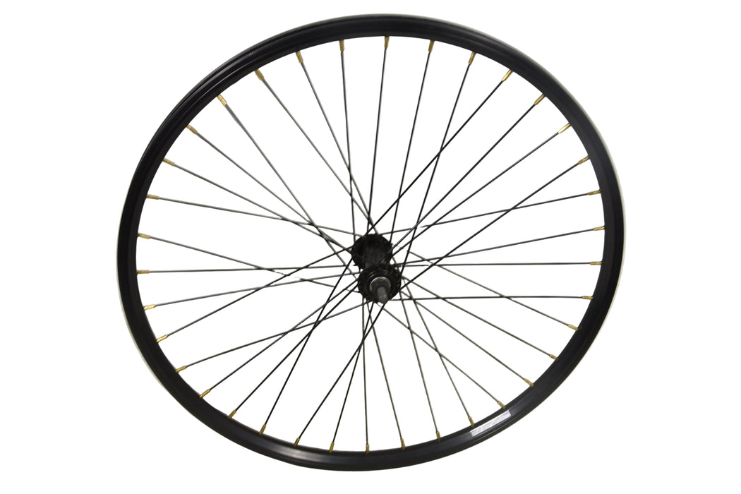 KIDS MTB BIKE ALLOY FRONT WHEEL 24 x 1.75 (507 – 17) BLACK 3/8" AXLE