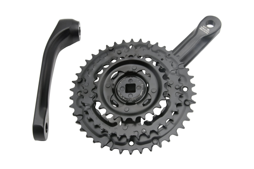 Shimano Tourney FC-TY301 Triple Chainset - 42/34/24 Chain Wheel 170mm Arm Without Guard