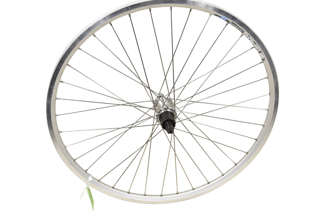 MTB REAR WHEEL 26x1.75 (559 – 18) SHIMANO FH-RM40 7 SPD CASSETTE FREEHUB ALLOY RIM