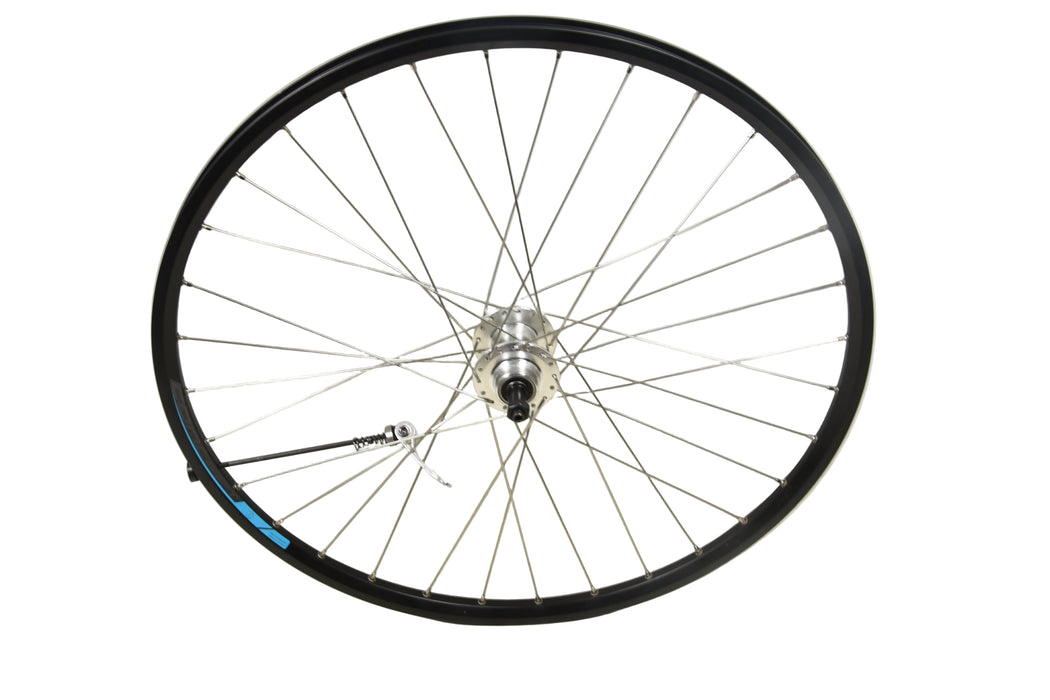 26" 559 x 18 REAR MTB Q/R DISC WHEEL DUAL WALL RIM 6,7,8 MULTI SPEED SCREW ON FREEWHEEL