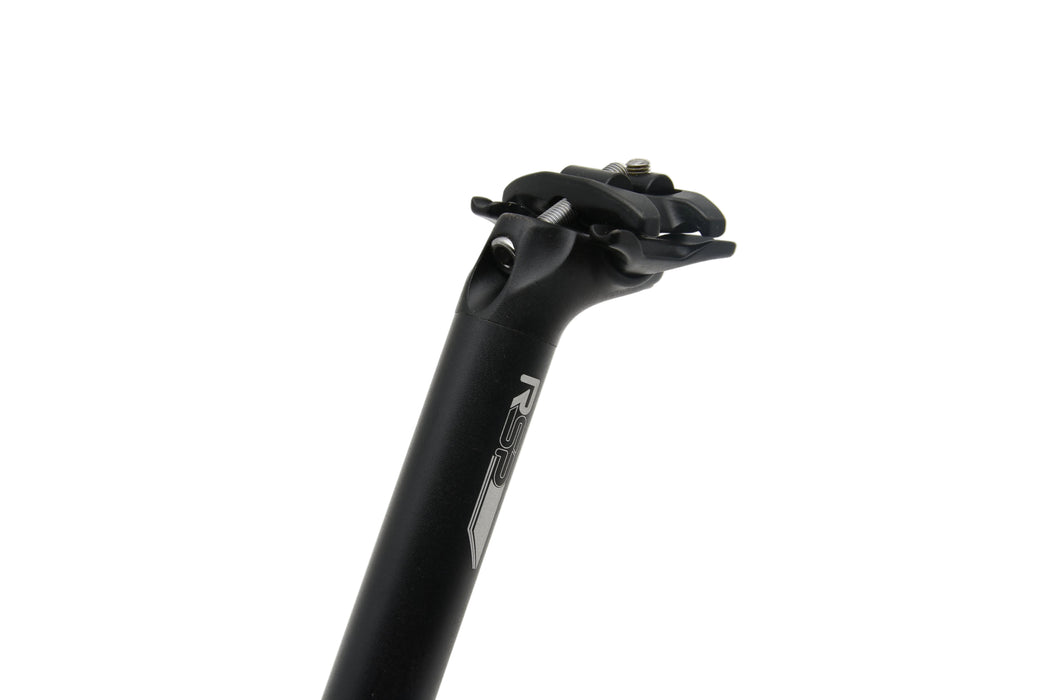 Raleigh RSP 27.2mm Black Seat Post Alloy Bike Pin 2 Bolt Saddle Clamp 300mm