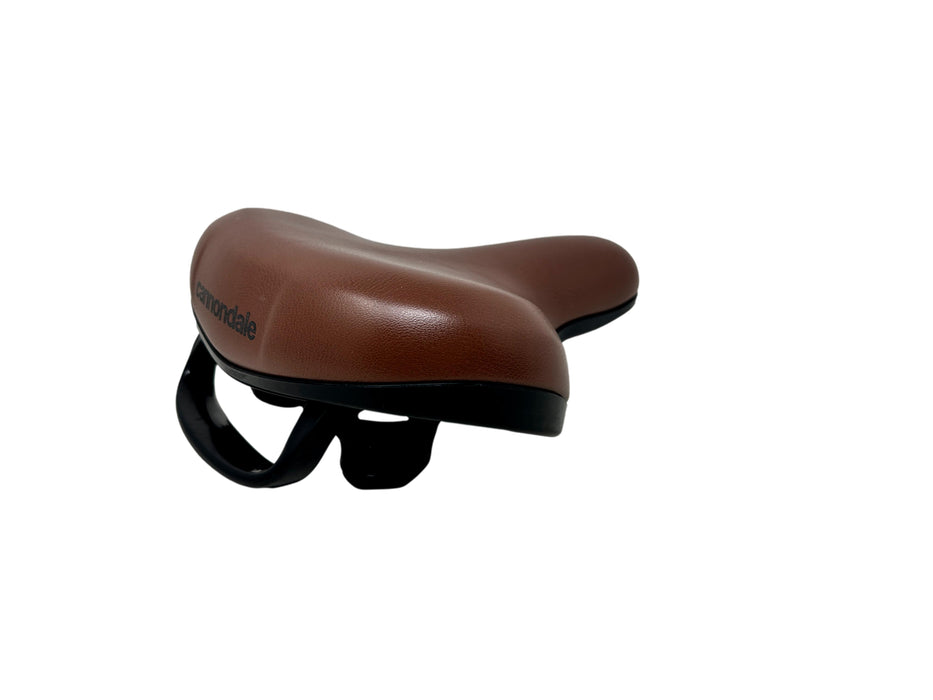 Cannondale Ultra Comfort City Bike Saddle Brown Including Seat Clamp